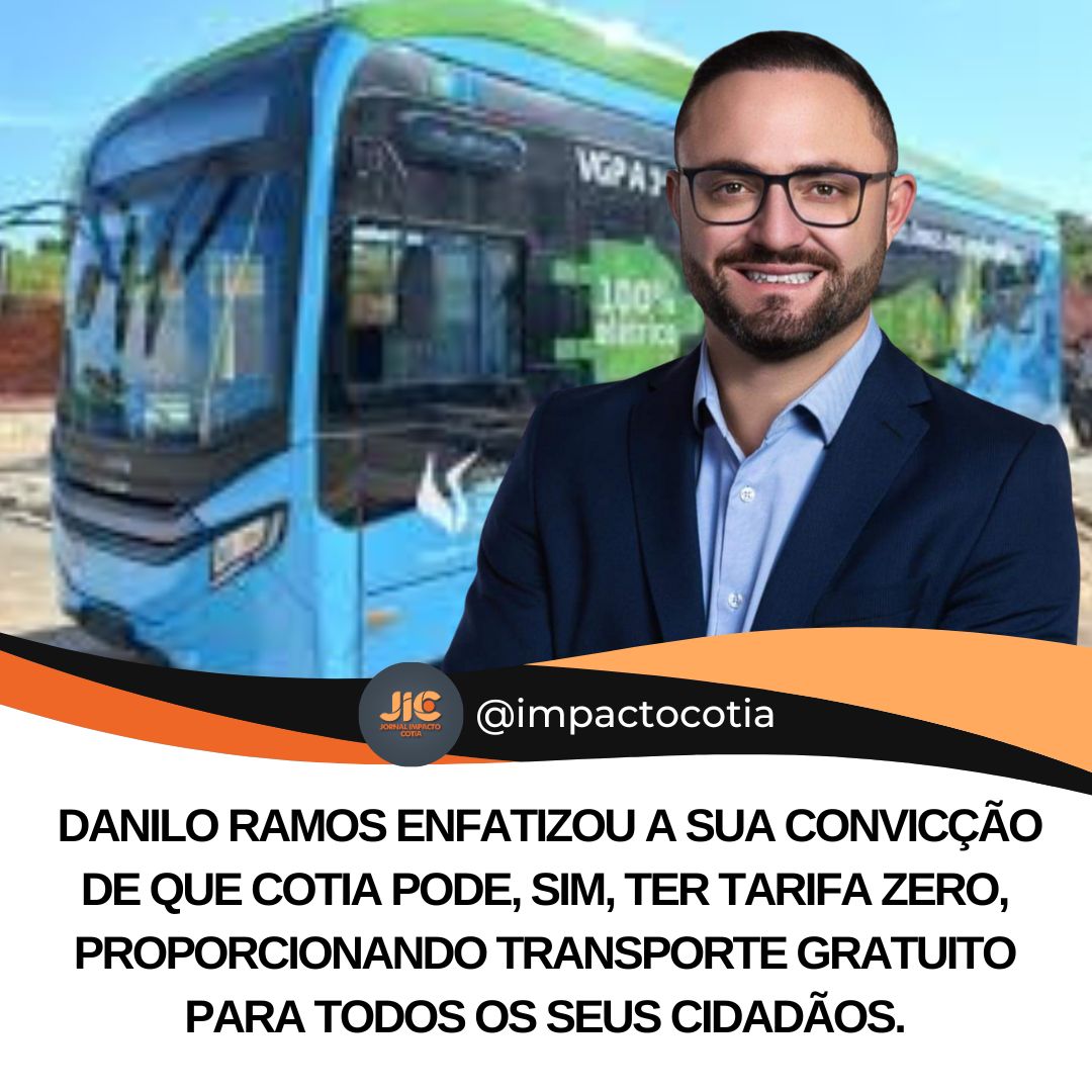 Danilo Ramos propõe Tarifa Zero em Cotia: Um desafio político e econômico